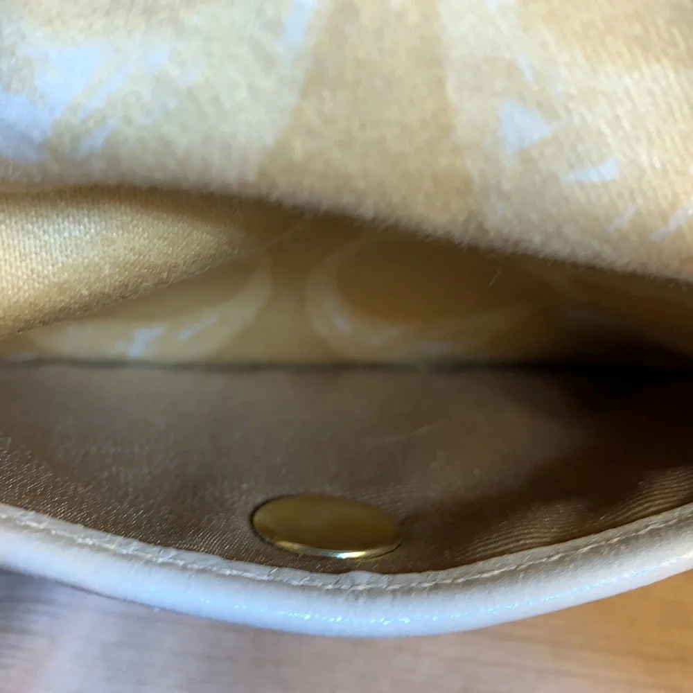 NWOT Coach leather/canvas mini bag w/tag EC